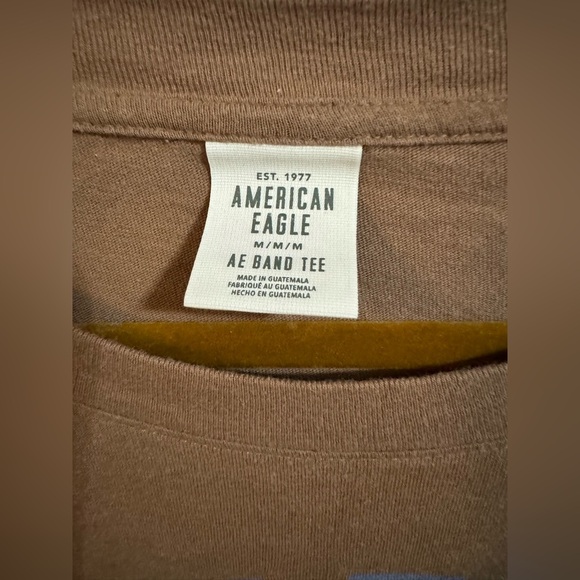 American Eagle Oversized Brown Pink Floyd Graphic T-Shirt - Picture 3 of 6